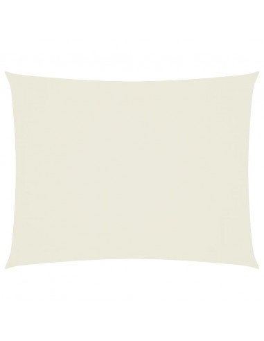 Parasole a Vela Oxford Rettangolare 3x4,5 m Crema