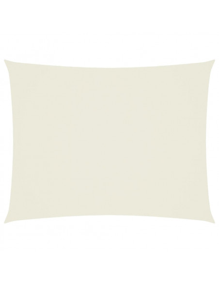 Parasole a Vela Oxford Rettangolare 3x4,5 m Crema