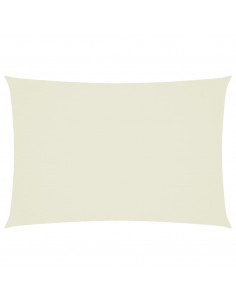 Parasole a Vela Oxford Rettangolare 3x5 m Crema 2