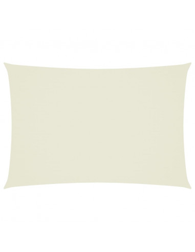 Parasole a Vela Oxford Rettangolare 3x5 m Crema