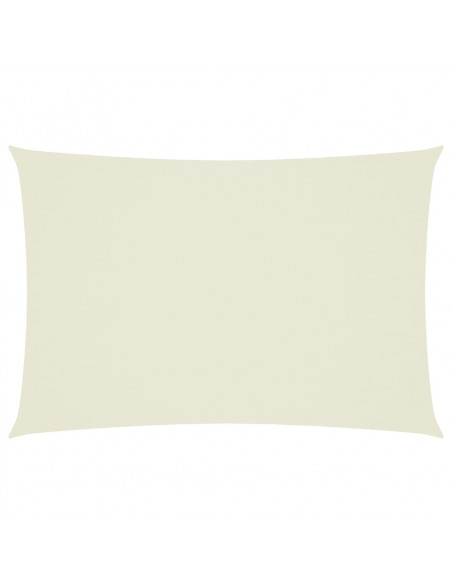 Parasole a Vela Oxford Rettangolare 3x5 m Crema
