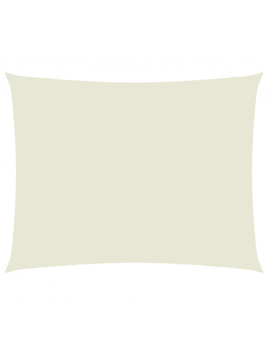 Parasole a Vela Oxford Rettangolare 3,5x4,5 m Crema