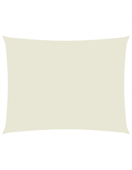 Parasole a Vela Oxford Rettangolare 3,5x4,5 m Crema