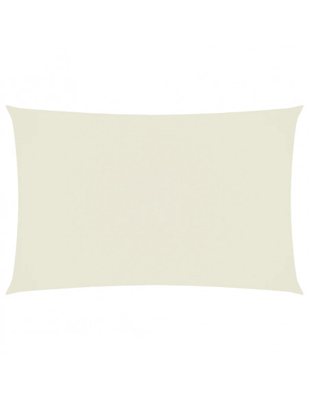 Parasole a Vela Oxford Rettangolare 4x7 m Crema