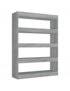 Libreria/Divisorio Grigio Sonoma 100x30x135 cm 2