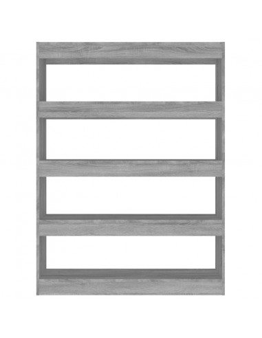 Libreria/Divisorio Grigio Sonoma 100x30x135 cm