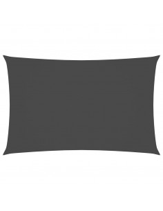 Parasole a Vela Oxford Rettangolare 2x5 m Antracite 2