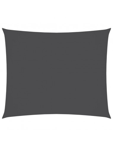 Parasole a Vela Oxford Rettangolare 2,5x3,5 m Antracite