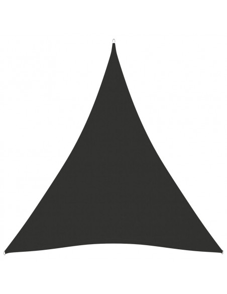 Parasole a Vela Oxford Triangolare 5x6x6 m Antracite
