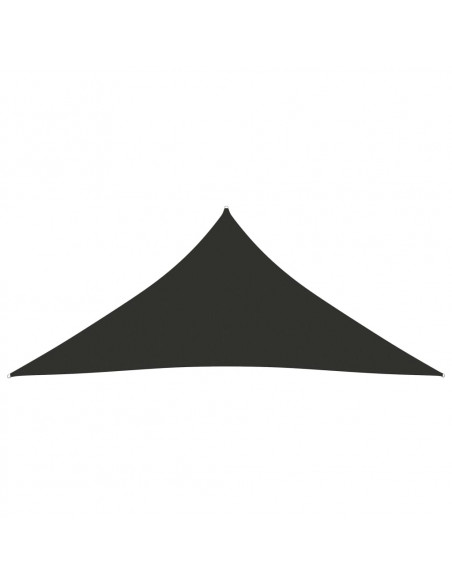 Parasole a Vela Oxford Triangolare 5x6x6 m Antracite