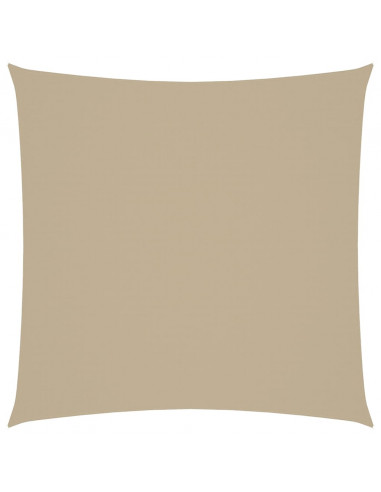 Parasole a Vela in Tela Oxford Quadrato 3x3 m Beige