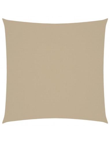 Parasole a Vela in Tela Oxford Quadrato 4,5x4,5 m Beige
