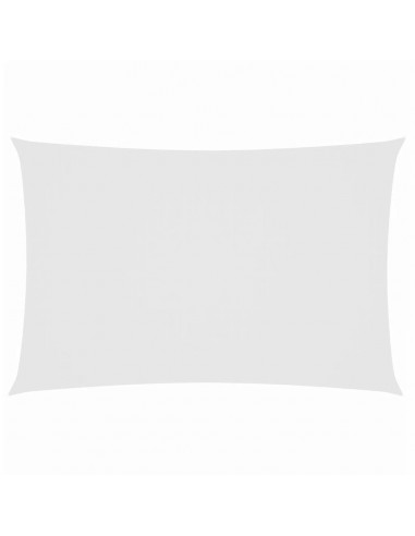 Parasole a Vela Oxford Rettangolare 2x5 m Bianco