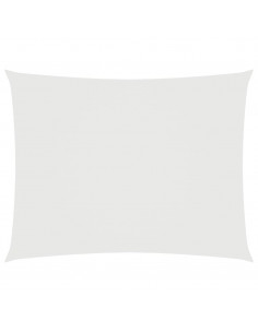 Parasole a Vela Oxford Rettangolare 2,5x3,5 m Bianco 2