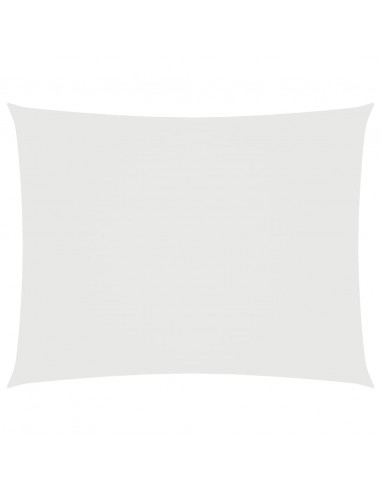 Parasole a Vela Oxford Rettangolare 2,5x3,5 m Bianco