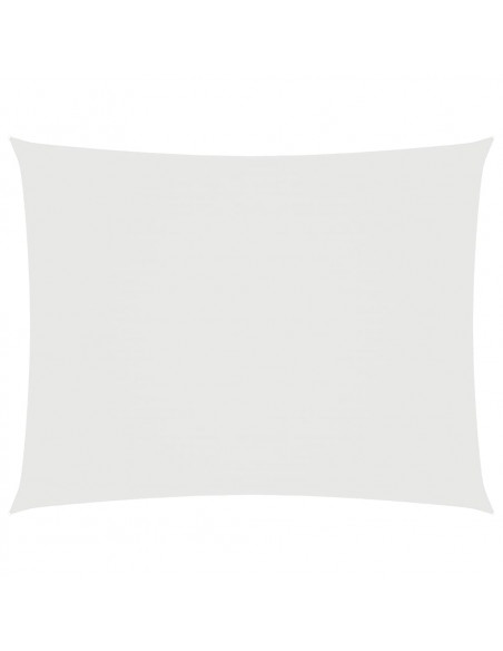 Parasole a Vela Oxford Rettangolare 2,5x3,5 m Bianco
