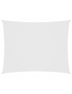 Parasole a Vela Oxford Rettangolare 2,5x4 m Bianco 2