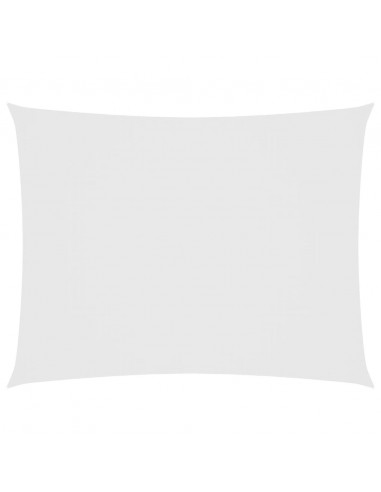 Parasole a Vela Oxford Rettangolare 2,5x4 m Bianco
