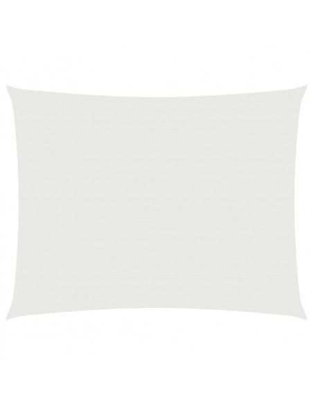 Parasole a Vela Oxford Rettangolare 3x4,5 m Bianco