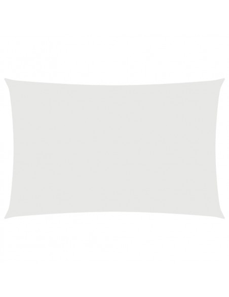 Parasole a Vela Oxford Rettangolare 4x7 m Bianco