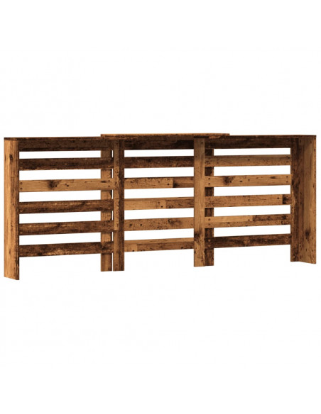 Copertura Termosifone Legno Antico 205x21,5x83,5 cm Multistrato