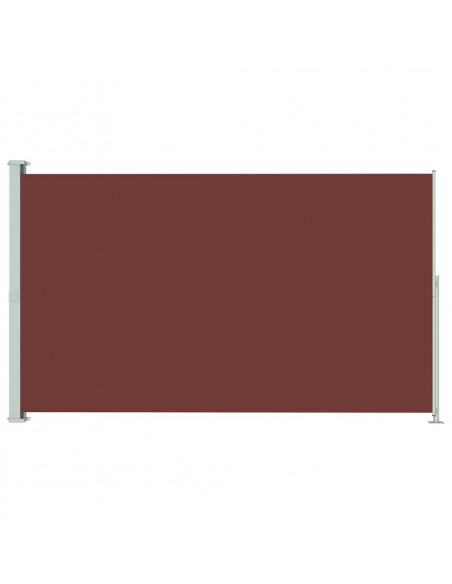 Tenda Laterale Retrattile per Patio 180x300 cm Marrone