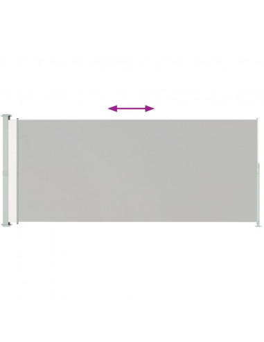 Tenda Laterale Retrattile per Patio 180x500 cm Crema