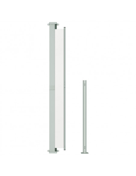 Tenda Laterale Retrattile per Patio 180x500 cm Crema