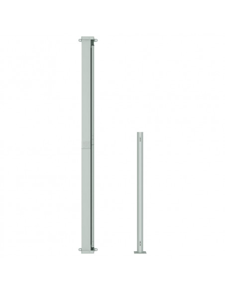 Tenda Laterale Retrattile per Patio 180x500 cm Grigia