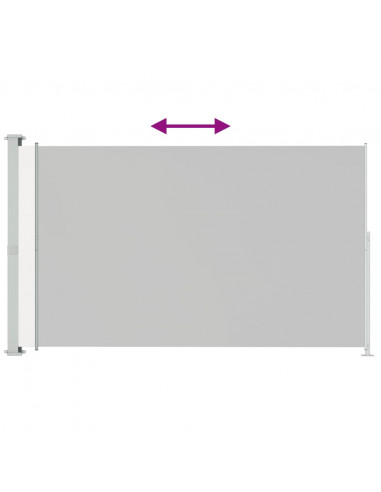 Tenda Laterale Retrattile per Patio 220x300 cm Crema