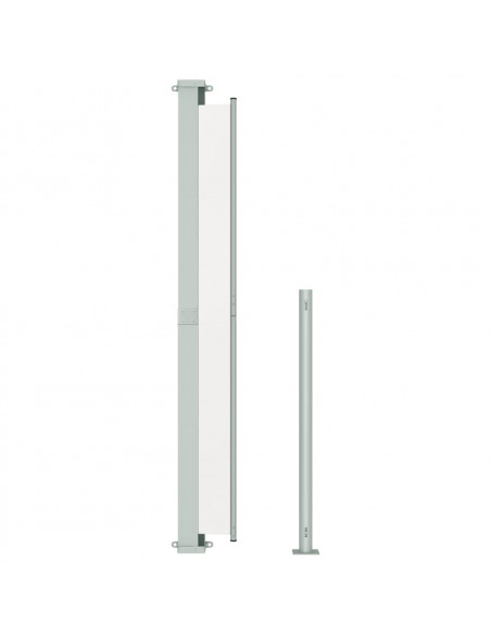 Tenda Laterale Retrattile per Patio 220x300 cm Crema