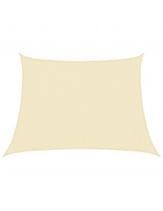 Vela Parasole 160 g/m² Crema 4/5x3 m in HDPE 2