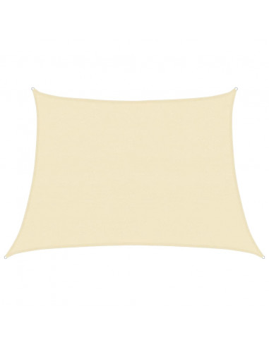 Vela Parasole 160 g/m² Crema 4/5x3 m in HDPE