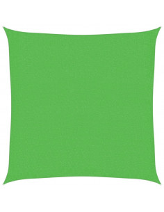 Vela Parasole 160 g/m² Verde Chiaro 3,6x3,6 m in HDPE 2