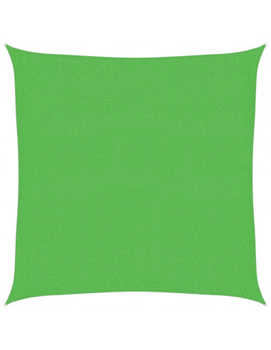 Vela Parasole 160 g/m² Verde Chiaro 3,6x3,6 m in HDPE