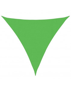 Vela Parasole 160 g/m² Verde Chiaro 4x4x4 m in HDPE 2