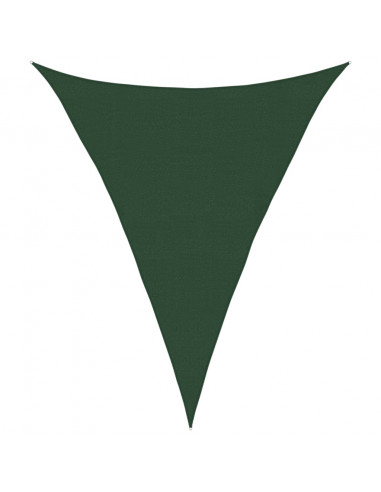 Vela Parasole 160 g/m² Verde Scuro 4x5x5 m in HDPE
