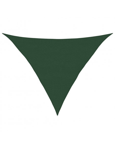 Vela Parasole 160 g/m² Verde Scuro 5x5x6 m in HDPE