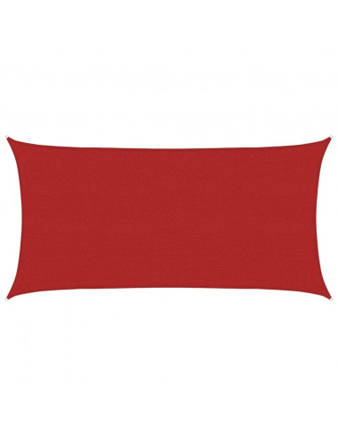 Vela Parasole 160 g/m² Rossa 2x4 m in HDPE