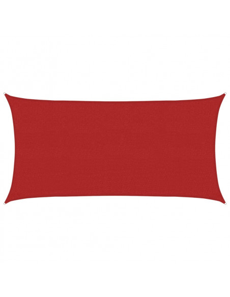 Vela Parasole 160 g/m² Rossa 2x4 m in HDPE