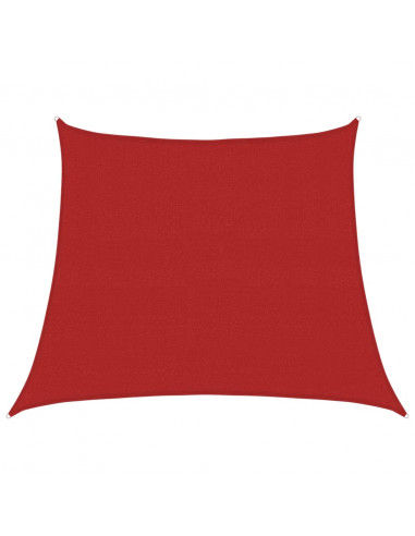 Vela Parasole 160 g/m² Rossa 3/4x3 m in HDPE