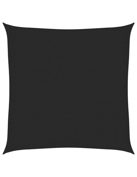 Vela Parasole 160 g/m² Nera 2x2 m in HDPE