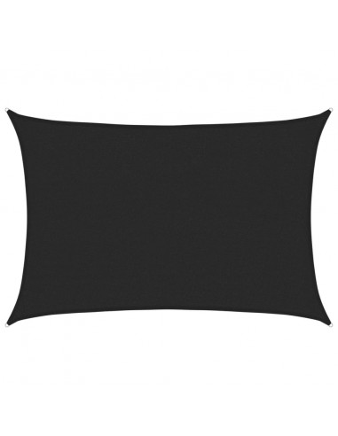 Vela Parasole 160 g/m² Nera 2,5x4 m in HDPE