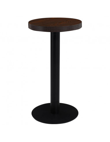 Tavolo da Bistrot Marrone Scuro 40 cm in MDF