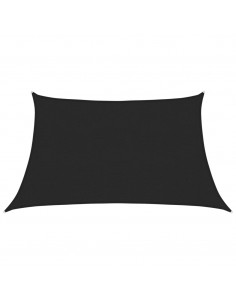 Vela Parasole 160 g/m² Nera 3/4x2 m in HDPE 2