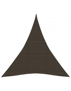 Vela Parasole 160 g/m² Marrone 4x5x5 m in HDPE 2