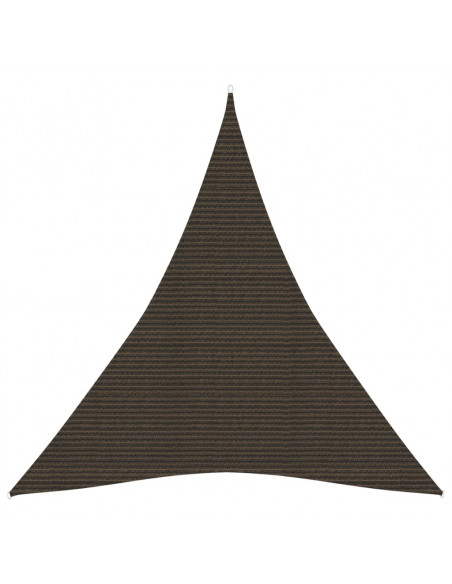 Vela Parasole 160 g/m² Marrone 4x5x5 m in HDPE