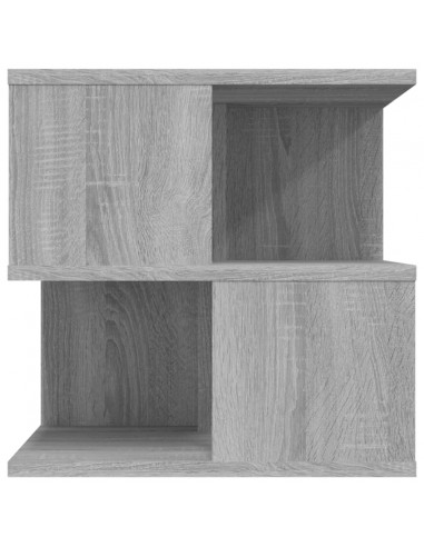 Tavolino Grigio Sonoma 40x40x40 cm in Legno Multistrato