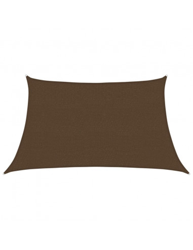 Vela Parasole 160 g/m² Marrone 3/4x2 m in HDPE