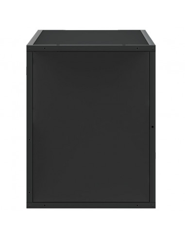 Mobile TV Nero 80x31x39,5 cm in Truciolato e Metallo